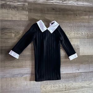Girls Wednesday Addams Dress EUC